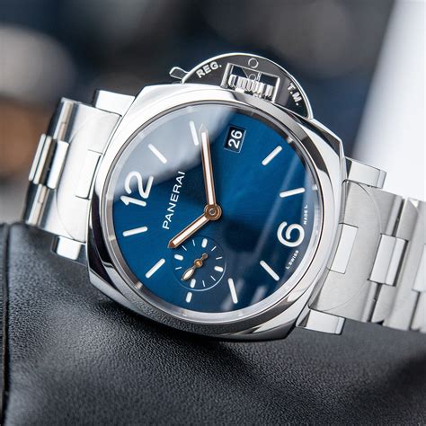 panerai luminor blue dial